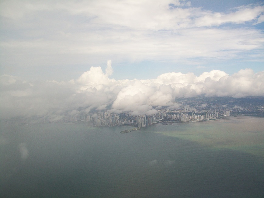 Panama City from the air